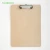 Import FC A4 A5 natural color MDF clip board wooden clipboard from China