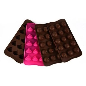 Feces shape chocolate mold silicone silicone kitchen items