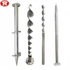 Fence Ground Anchor Galvanized Ground Screw Pile For Solar Mounting System
