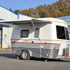 Fiberglass body material motorhomes 5m caravan rv trailer