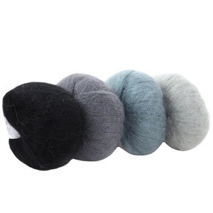 Finest Lace weight Feather Like Silk Mohair yarn Exported Good Quality Eco-Friendly Like 100% Acrylic Wool Blended Mohair Yarn