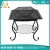 Import Firepit with mesh cover porcelain iron Camping Fire Pit from China