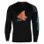 Import fish design Long sleeve 100% polyester sublimation fishing shirt from China