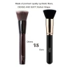 FIYAN Wholesale High Quality Private Label Single Flat Head Makeup Foundation Brush For Make Up Foundation