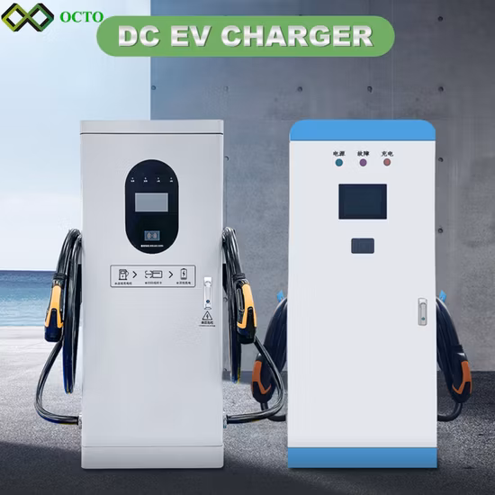 Floor-Mounted Wall-Mounted Green Energy Low Noise Outdoor Dual Connector Electric Vehicle Car EV Charging Pile