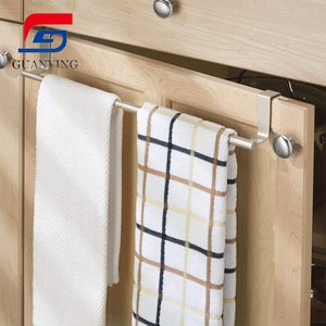 For Hand, Dish, Tea Towels Holder Stainless Steel Adjustable Expandable Kitchen Over Cabinet Towel Bar Rack