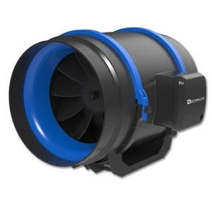 Foshan Hot Selling Ventilator Mixed Flow Silent Inline Fan for Hydroponic Grow Room Ventilation