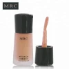 Free sample cosmetics factory private label full coverage liquid foundation with frosted glass bottle