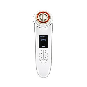Free sample factory supply RF ENI LED HOT&amp;COOL ION 6in1 beauty care device &amp; personal skin care tool