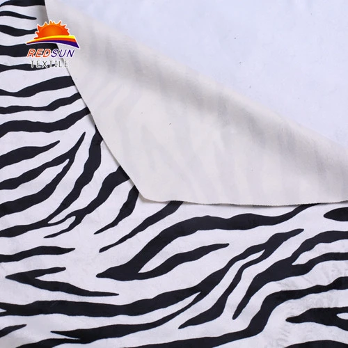 free sample  service zebra pattern custom digital printing fabric