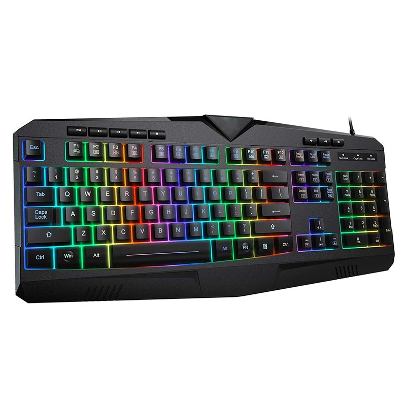 Free Sample Top Budget Splash-Proof Bloody Corsair RGB Gaming Mouse Mechanical USB Wired keyboard For PC Mac Game