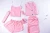 Import Free Shipping 7pcs/set Womens Silk Satin Pajamas Long Sleeve Loungewear Pajamas Girls Sleepwear PJ Nighties from China