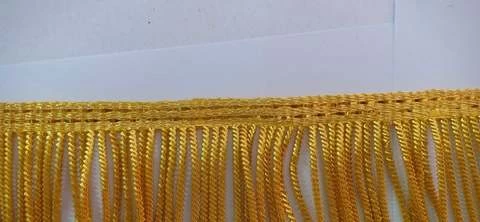 fringe trim 7CM Gold bullion wire fringe, metal, ceremonial, church, decoration, military, dress, curtain