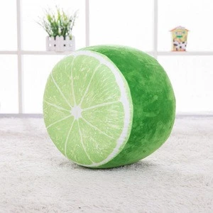 Fruit cartoon Plush inflatable seat plush sofa cover thickened folding stool gifts for children