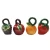 Import fruit grape and apple shaped ceramic seasoning pot for pepper and salt from China
