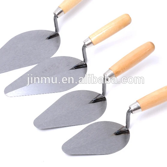 FSC welding plaster trowel bricklaying trowel with wood handle