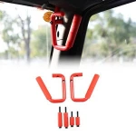 Full Set Front and Rear Solid Steel Grab Bars Handles Fit for Jeep Wrangler JK