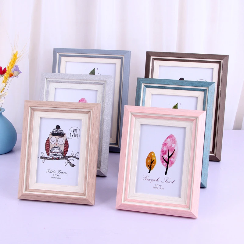 Funny Creative Colorful PS Plastic Photo Picture Frame