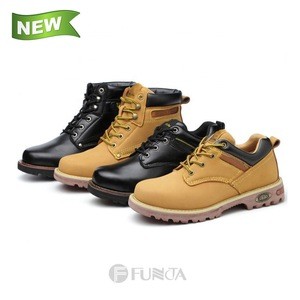 FUNTA Low Price Security American Liberty Leather Police china Safety Shoes Boot Malaysia