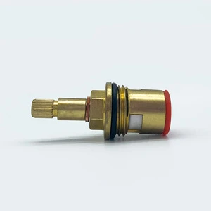 G1/2 thread brass ceramic faucet cartridge