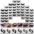 Import G805 Wholesale Best Faux Synthetic Silk Eyelash 5pair 3 pair3D 5D pack Soft Silk lashes natural false eyelashes from China