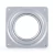 Import Galvanized Sheet 2-12 Inch White zinc hollow square small swivel plate from China