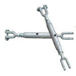 Galvanized turnbuckle closed body forged steel turnbuckle