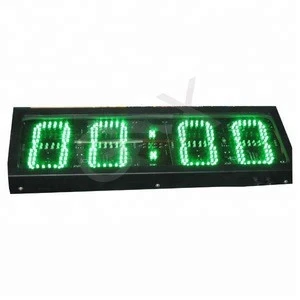 [Ganxin]brightness adjustable 8inch Led battery operated digital counter