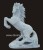 Import Garden outdoor hand carved white marble horse stone statue DSF-T057 from Vietnam