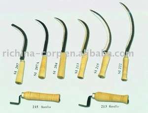 Garden Sickle, all kinds of Sickle, wood handle, popular product