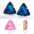 Import Garments Shoes Bags Diy Gold Claw Settings triangle Shapes AB Glass strass Crystal Sew On Rhinestone from China