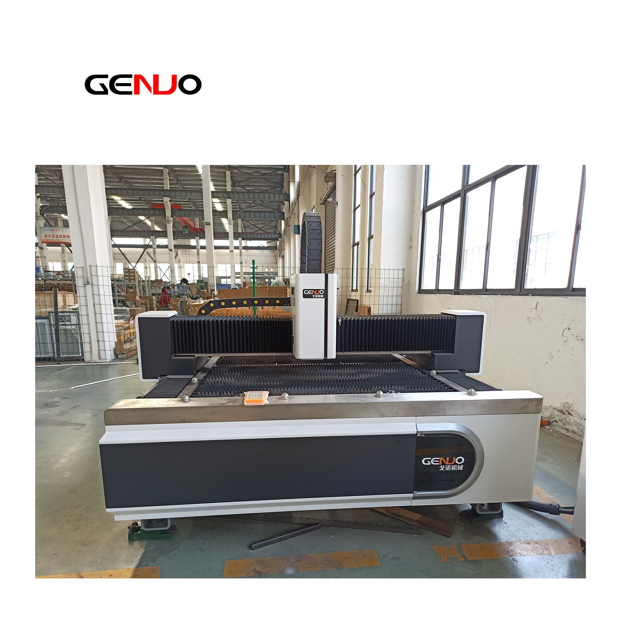 GENUO RAYCUS 1500W  CNC sheet metal fiber laser cutting machine cutter price fiber