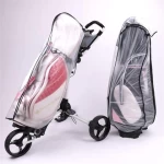 Golf Bag Rain Cover PVC Clear for Golf Bag Protection Cover Push Carts Waterproof Hood Heavy Duty Club Raincoat