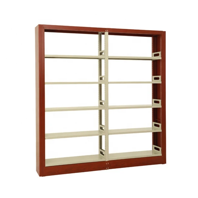 Good price library furniture multi-layer steel library book shelf bookshelves for school metal steel bookcase