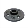 Good quality 1/2 3/4 inch black cast iron pipe fitting floor flange  flat flange