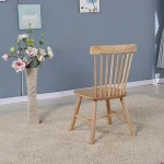 Good seller Modern North Europe Style solid rubber wood Dining  chair