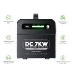 Gootu Electric Vehicle Charger Dc Ev Charger Station Ccs2 Gbt 7Kw Mobile Fast Portable Dc Ev Charger For Chinese Car