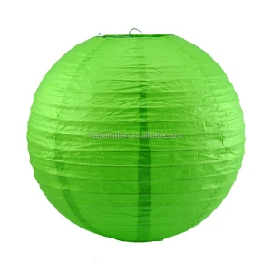 Green Paper Lanterns Ball Candy Color Chinese Paper Lanterns Wedding Party Decoration
