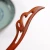 Import Handmade Curved Rose wood hair bun hair fork wholesale from China