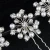 Import Handmade Women Hair Jewelry Accessories Rhinestone Hairpins Fashion Ivory White Hair Fork Ornaments Hairstylist from China