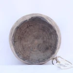 Handmade wooden flower pot for home decor solid wood planter with factory directly sale