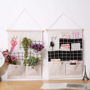 Hanging Bag with pockets Wall Closet Organizer Hanging Bag For Bedroom Bathroom household organizer