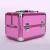 Import Hard aluminum Large Space makeup case with lamp High quality cosmetic bag &amp Fresh style Factory wholesale from China