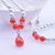 Import Hawaiian Fashion Jewelry Pearl Heart Pendant Necklaces Water Drop Charms Necklace Earrings Bracelets Women Beaded Jewelry Sets from China