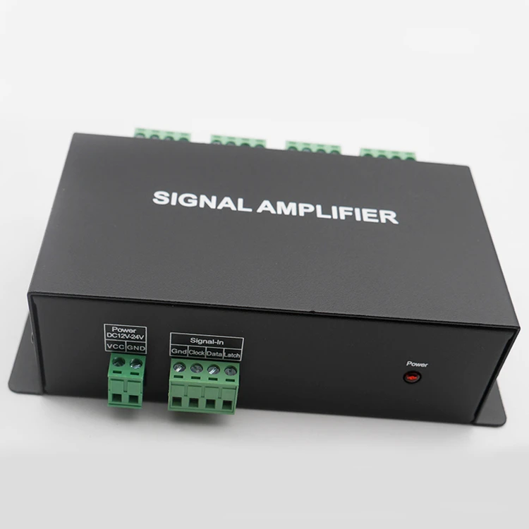 HC800 WS2811 WS2812 Dream color Digital led strip SPI TTL Signal Amplifier reapter