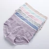 HD024 Post-natal high-waisted abdomen cotton cotton fabric briefs high waist pure color stretch panty HIGH-WAISTED TUCK pants