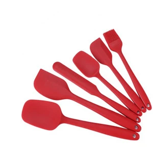 Heat-resistant Kitchen Utensil Silicone Spatula and Brush Set  Cooking Tools