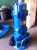 Import heavy duty submersible grinder sewage pump cutter submersible water pump usage fecal single blade impeller toilet pump chopper from China
