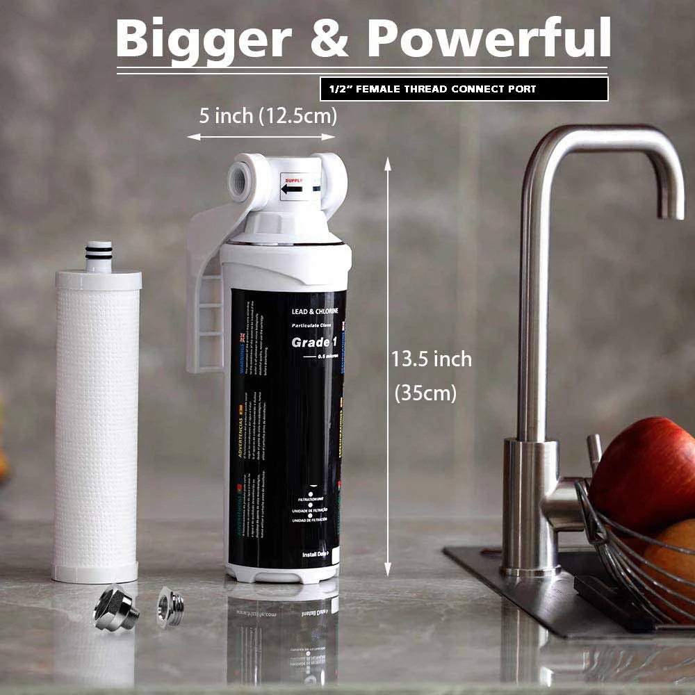 High Capacity Direct Connect Under Counter Drinking Water Filtration System