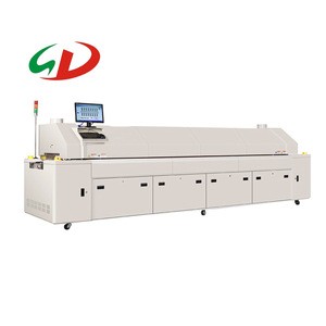 High Efficiency SMT Reflow Oven for PCB, Wave Soldering Machine for LED Production Line